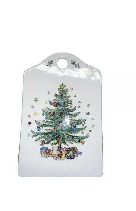 Spode Christmas Tray Hanging Trivet Cheese Board Serving size 6