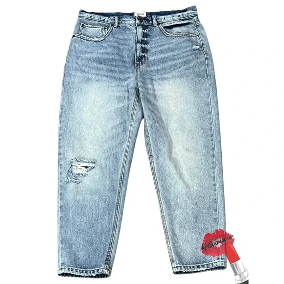 Elwood Mens Jeans‎ Womens 32 Light Blue Straight Leg Baggy Made in Australia