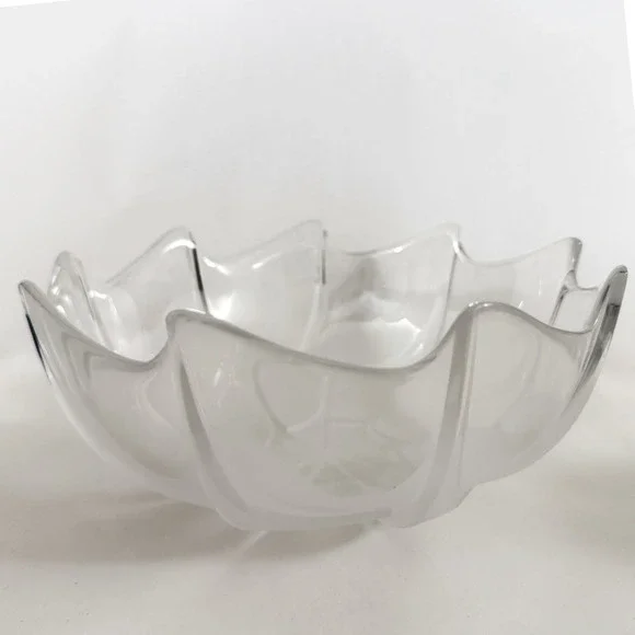 Rosenthal Studio Linie‎ Frosted Glass Bowl Starburst Art Modern Germany