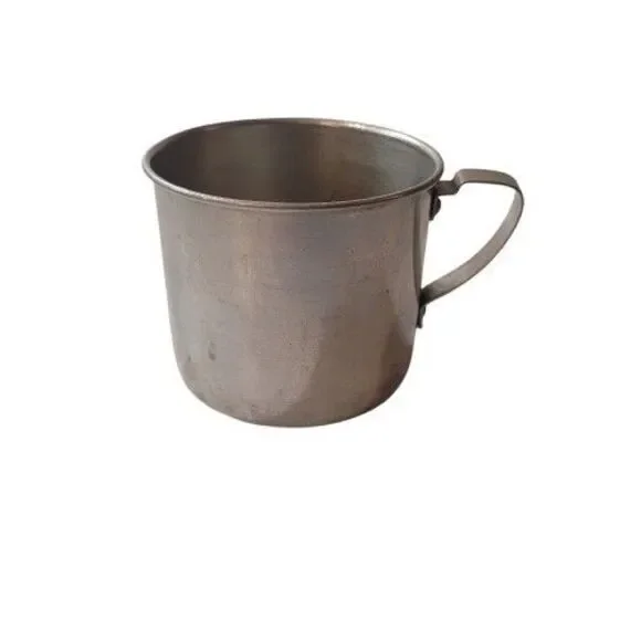 Vintage Aluminum Camping Mug – Metal Cup with Handle – 3