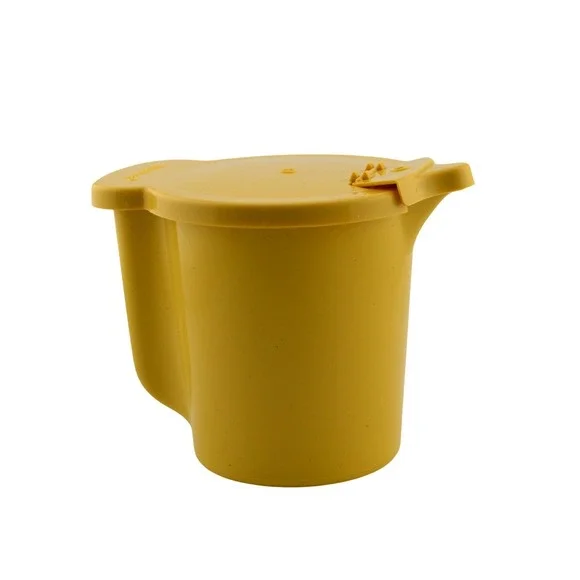 Vintage Tupperware 574-11 Creamer Pitcher Harvest Gold Flip Top Lid USA Retro
