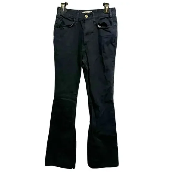 RE/DONE Originals 70s High Rise Bell Bottom Flare Pants Navy 27 Y2K‎ USA Made