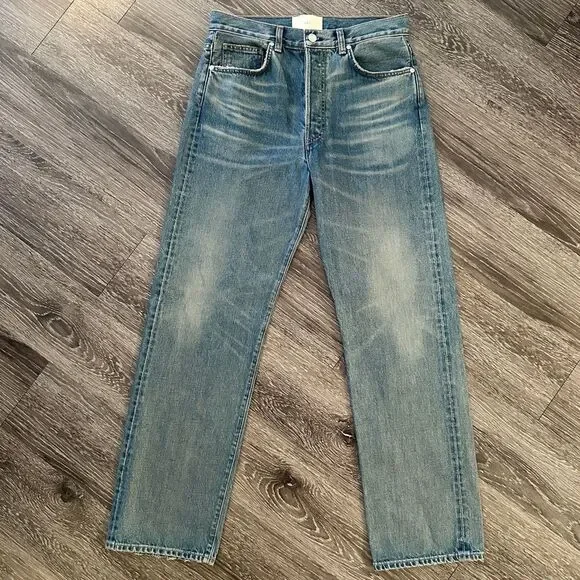 CQY straight let jeans