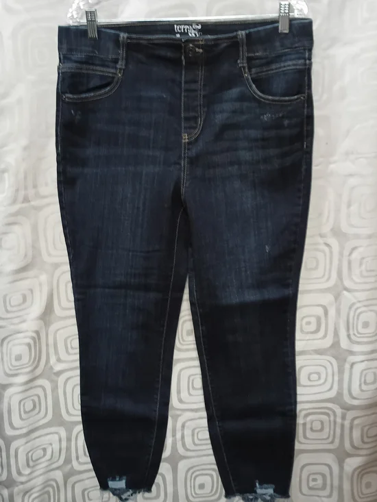Terra & Sky Dark Blue Skinny Jeans 14W