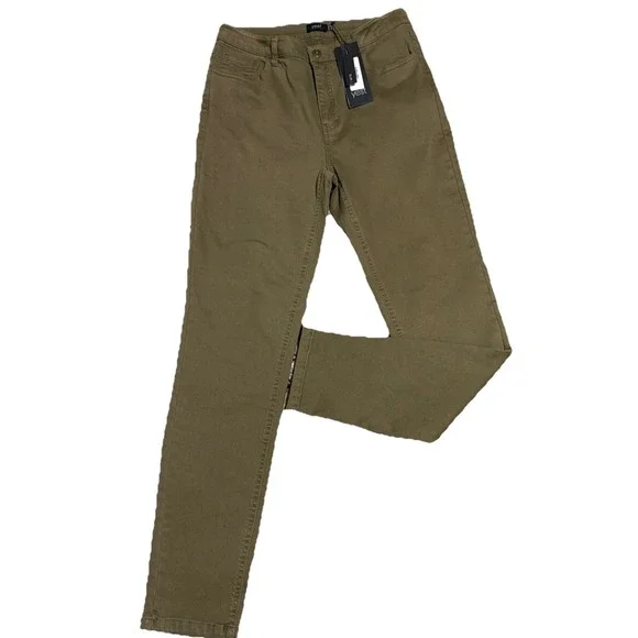 Yest The Netherlands Slim Fit Gigi Essential  Avocado Green‎ Chino Size 8 EU 40