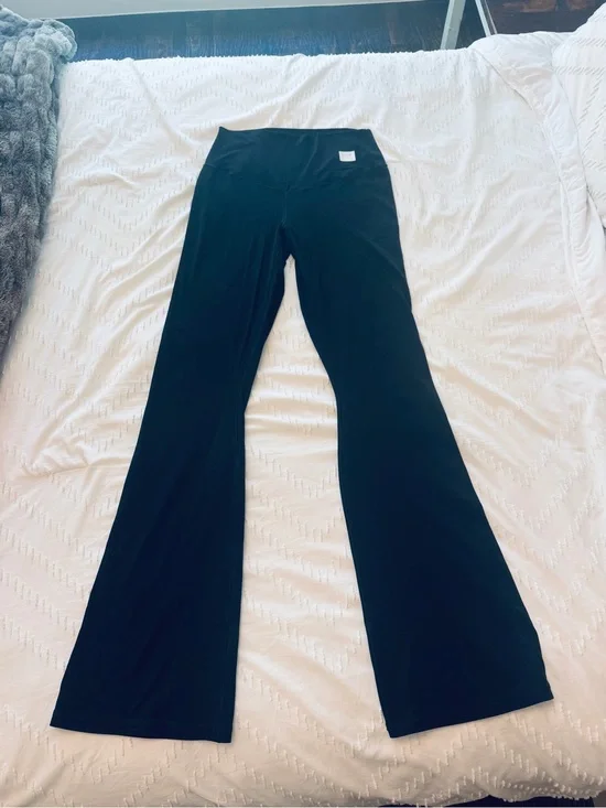 aerie Black Boot Cut Long Flare Pants