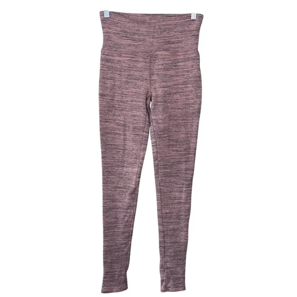 Free‎ People Movement Women Small Pink Heathered High Rise Stirrup Leggings