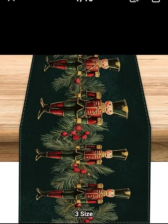 New Toy Soldier Table Runner 13x72 #1598-565