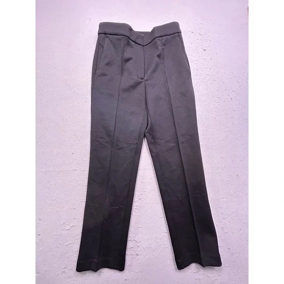 Ann Taylor Pants Double Knit Polyester Viscose Black Size 8 Womens