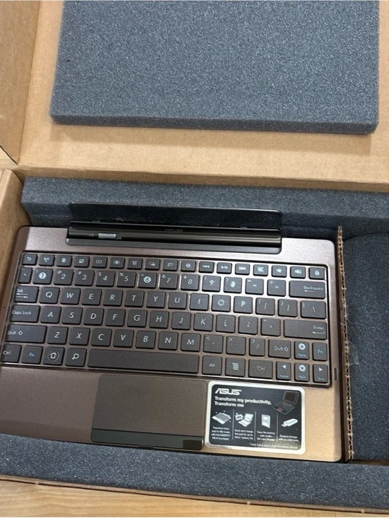 ASUS Eee Pad TF101 Mobile Docking Transformer Keyboard Brown Metallic