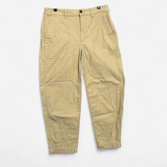 J.Crew Women's Size 8 Khaki Camp Utility Pants‎ Casual Preppy Minimalist EUC