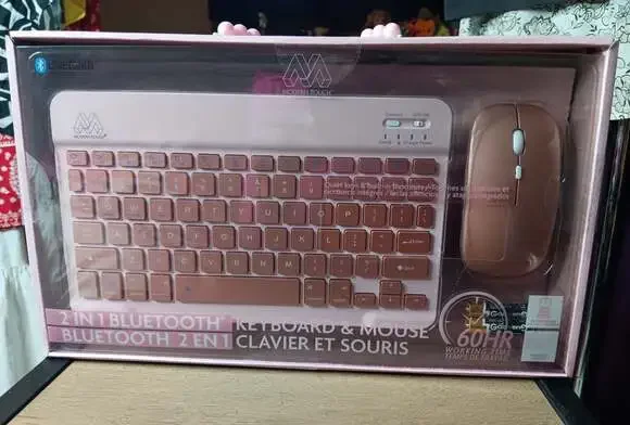 Modern Touch 2-in-1 Bluetooth Keyboard & Mouse Combo Set