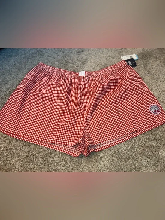 Grayson Threads Red & White Gingham Sleep Shorts