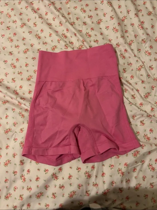 New Mix High-Waist Pink Bike Shorts