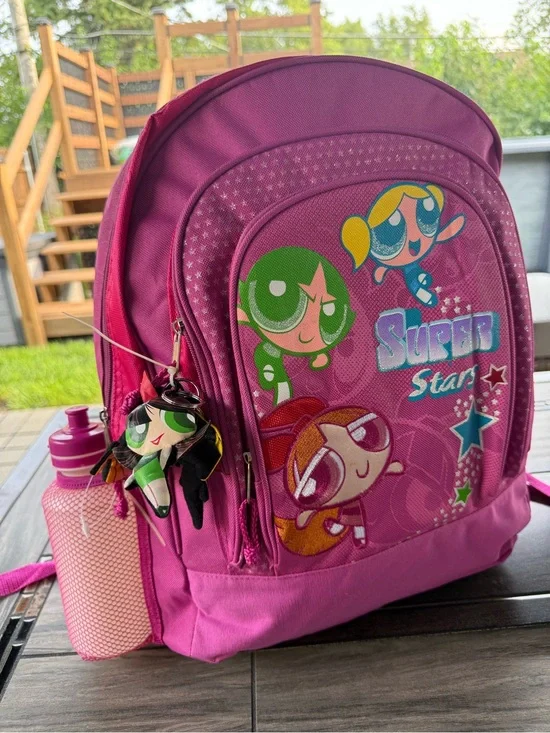 Polyester backpack, Powerpuff Girls 'All Star' mini backpack