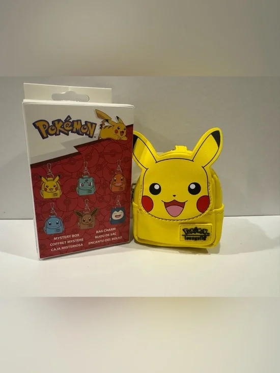 Loungefly Pikachu Yellow Kids Bag Charm Wallet