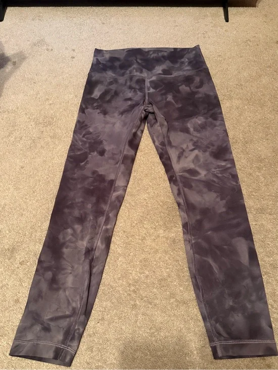 lululemon athletica Black Tie-Dye Leggings