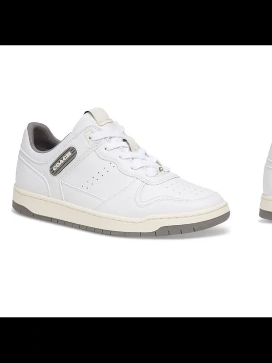 NWB coach women’s C201 lace up court sneakers size 8
