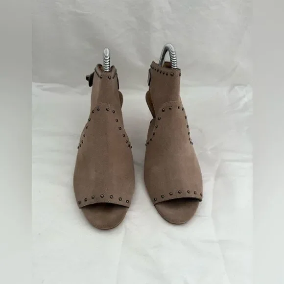 Coach Marbella  suede boots  with metal studs size 8 like new.