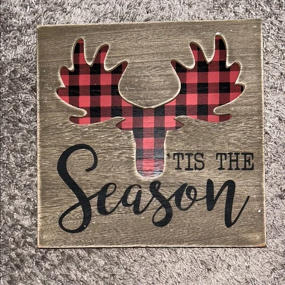 Tis the season box decoration holiday Christmas‎ country