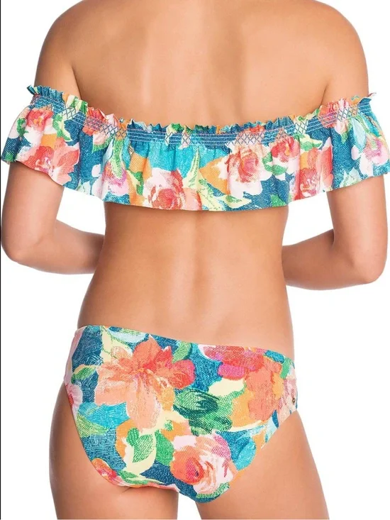 Vera Bradley SuperBloom Layla Top Hipster Bottoms Ruffle Floral Medium 2 Piece‎