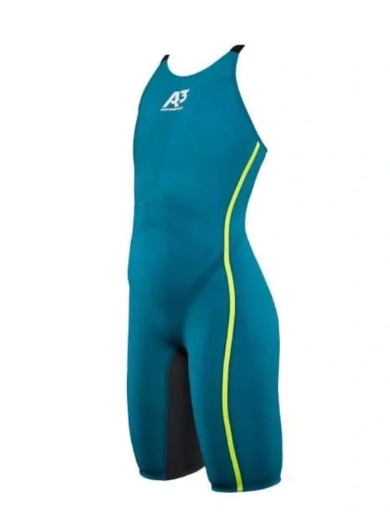 A3 Performance  VICI Female Technical Racing Swimsuit Size 22 Teal Excellent