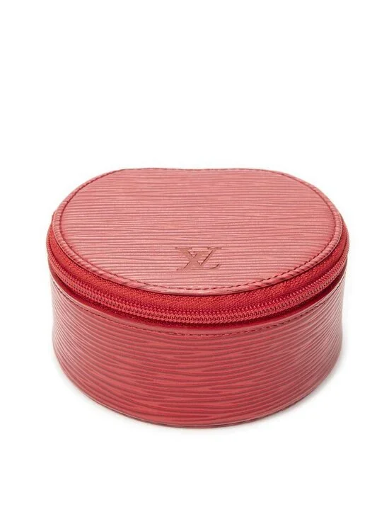 Louis Vuitton Ecrin Bijou Red Epi Handbag