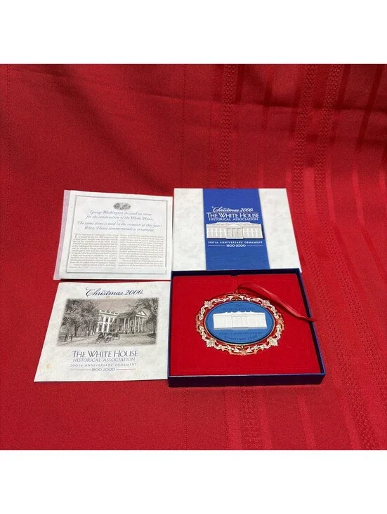 2000 White House Christmas Ornament - 200th Anniversary of the White House