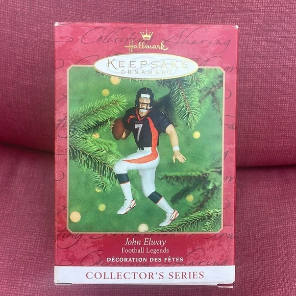 NIB Hallmark John Elway Keepsake Ornament!!