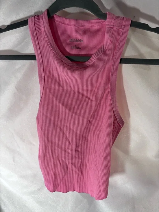 wild fable Pink Ribbed Tank‎ Top