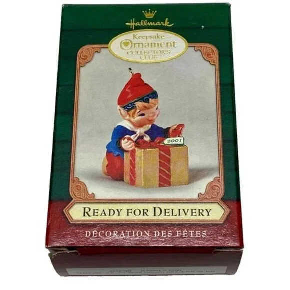 Vintage Christmas Ornament Ready for Delivery Hallmark Keepsake 2001‎ NIB