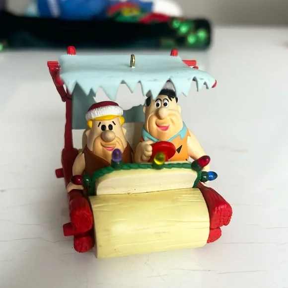 Vintage Hallmark 1994 Fred & Barney Flintstones Christmas Ornament
