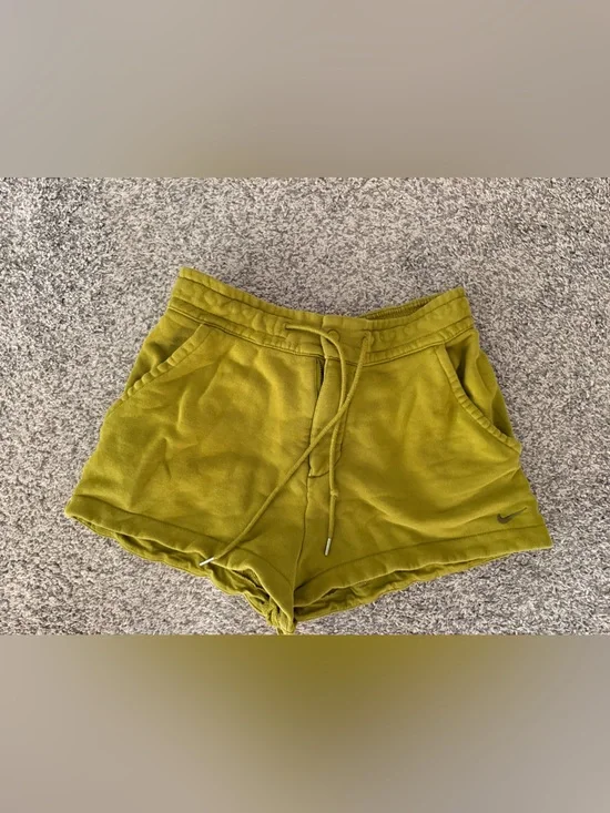 Nike Women's Olive Drawstring Athletic Shorts