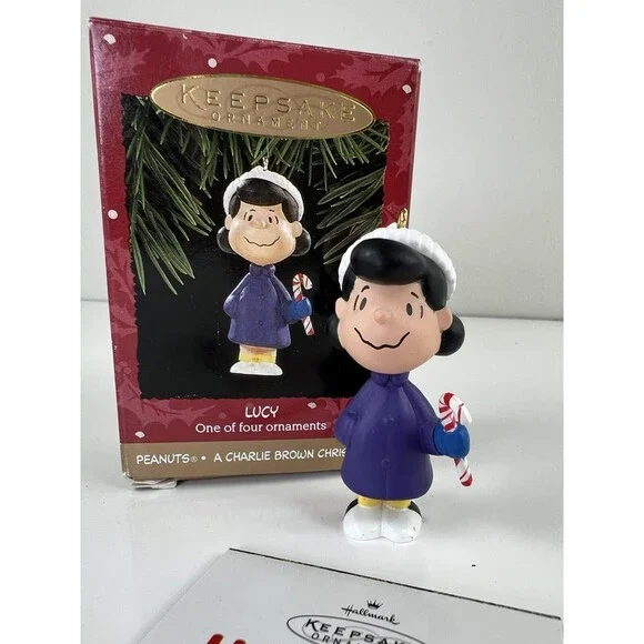 Hallmark Keepsake 1995 Lucy Peanuts A Charlie Brown Christmas Tree Ornament Gift