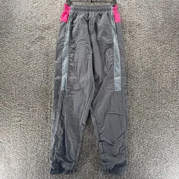 Vintage Nike‎ Pants Womens Small Grey Pink Track Pant Athleisure Grey Tag Swoosh