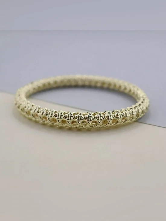 Kendra Scott Gold Textured Women's Bangle Bracelet