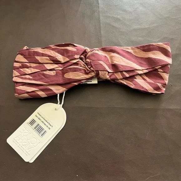 Diane von Furstenberg Pink and Tan Headband