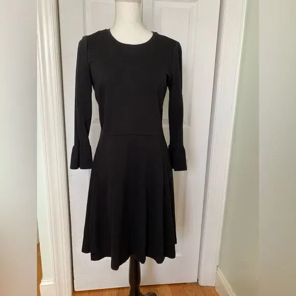 Kate Spade Broome Street Black Dress Fit & Flair Silhouette