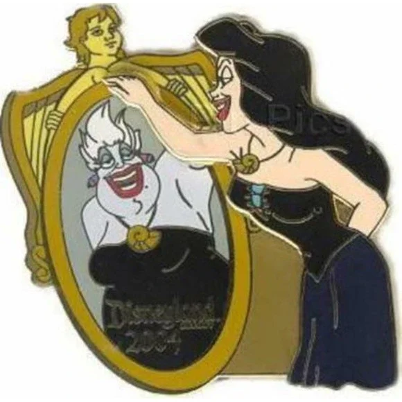 Disney Pin Ursula as Vanessa The Little‎ Mermaid Villain Mirror LE # A-93 34939