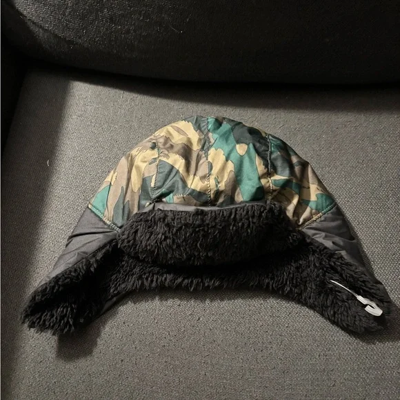 The North Face Kids Camouflage Hat with Black Trim
