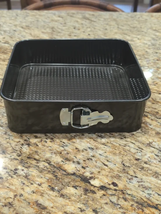 New Square Non Stick Spring Form Pan Cheesecake Dessert Pan Removable Bottom