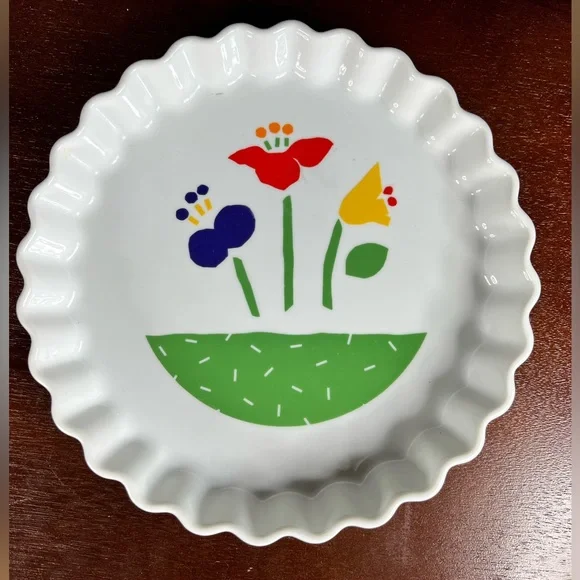 Floral Tart Dish‎