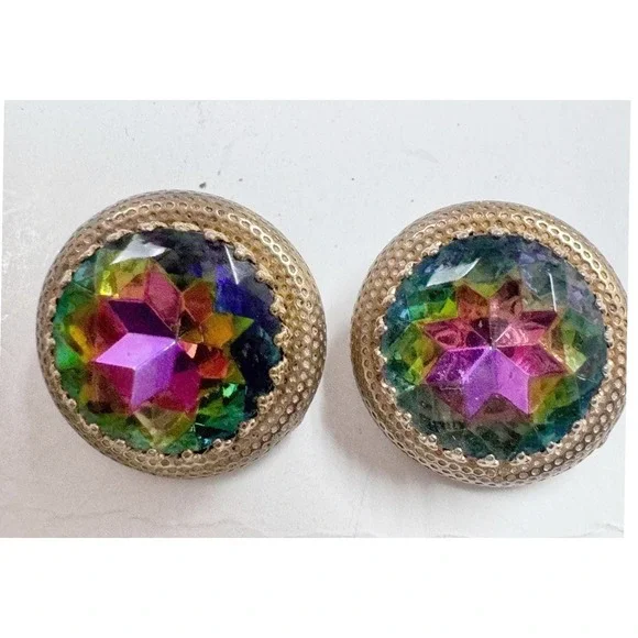 Schiaparelli Watermelon clip on earring's GUC collector's piece‎