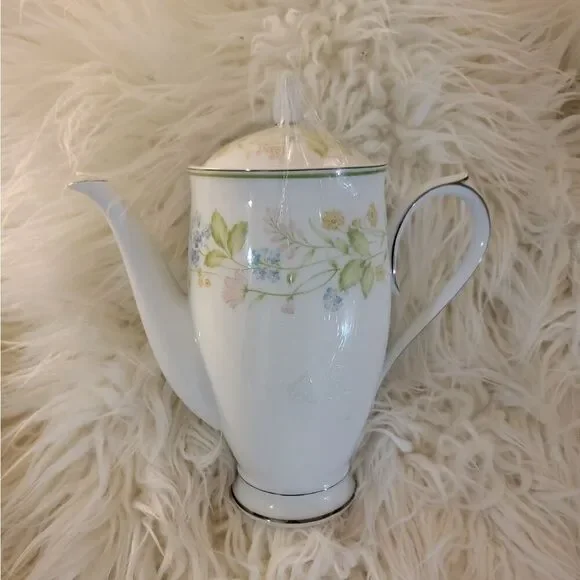 🆕️🫖Vintage Noritake Fine China Essence Coffee Pot With Lid #2606