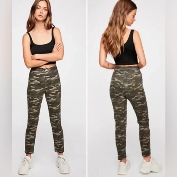 Free People Camo Pants