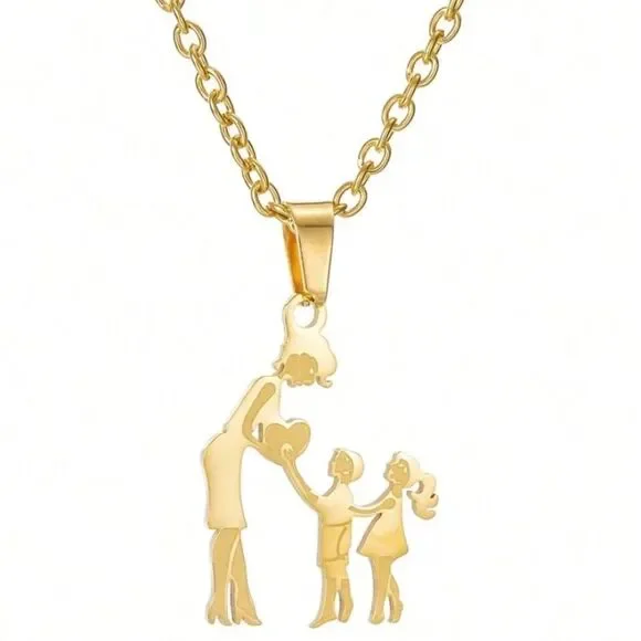3for$20 Mother Son Daughter Pendant Necklace Women's adjustable Necklace