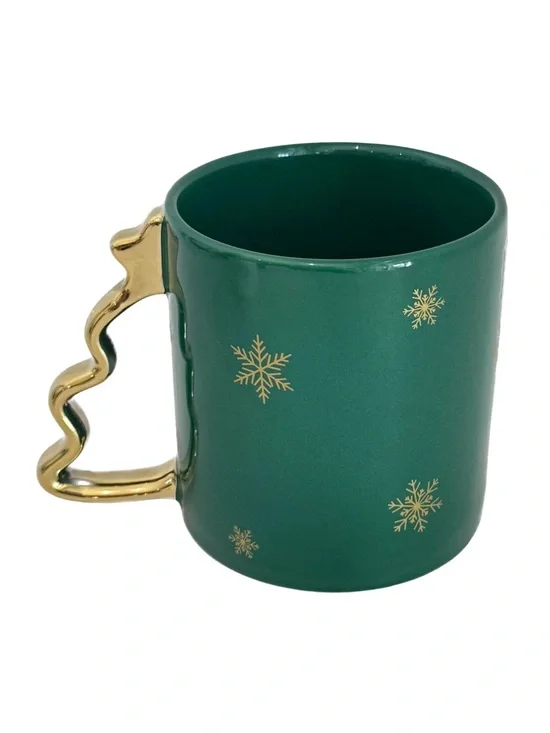 Starbucks Mag Holliday Green 12 oz 2025 Cap