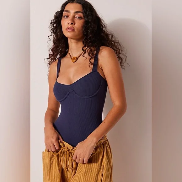Free People Intimately - In The City Underwire Bodysuit