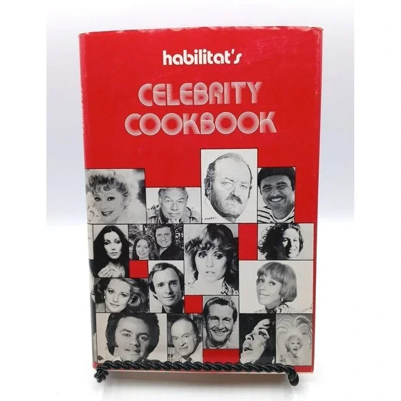 Habilitat's Celebrity Cookbook MINT 1978 Cher Burt‎ Reynolds Burnett NOS rare