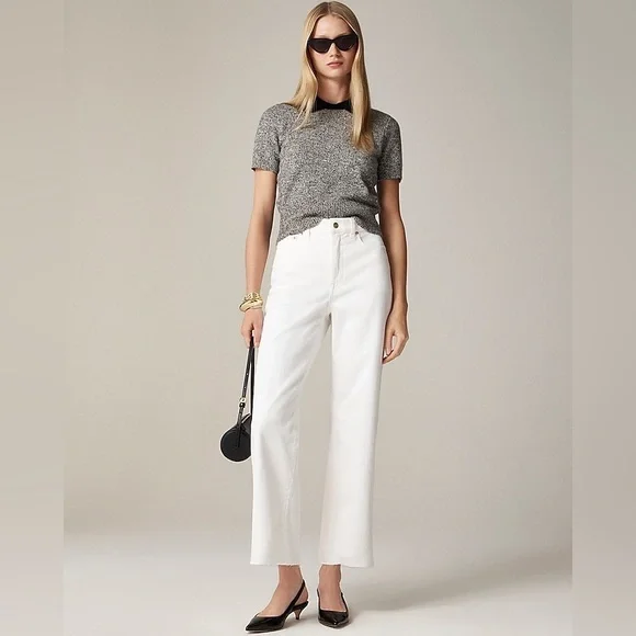 J.Crew Slim-wide jean in white size 29 NWT
